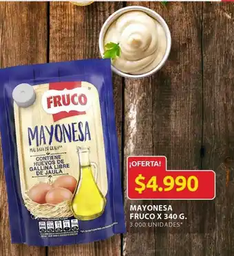 Ara Mayonesa fruco x 340 g oferta