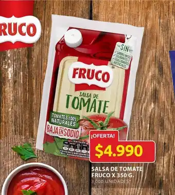 Ara Salsas de tomate fruco x 350 g oferta