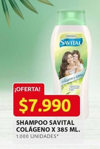 Ara Shampoo savital colageno x 385 ml oferta