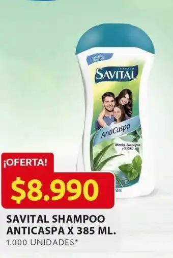 Ara Shampoo savital anticaspa x 385 ml oferta