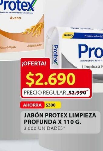 Ara Jabón protex limpieza profunda x 110 g oferta