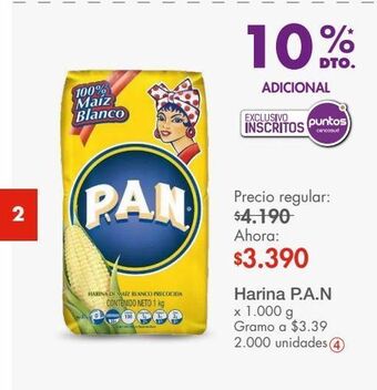 Metro Harina pan x 1000g oferta