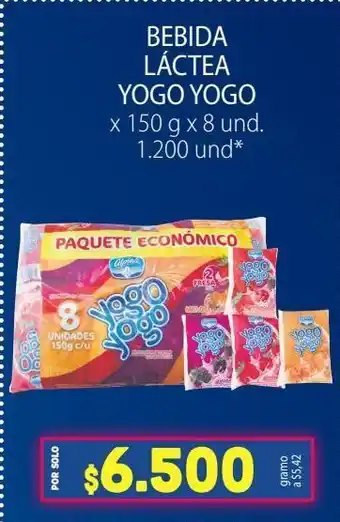 Colsubsidio Bebida láctea yogo yogo x 150g x 8g oferta