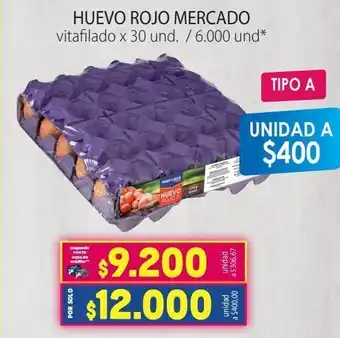 Colsubsidio Huevo rojo mercado x 30und oferta