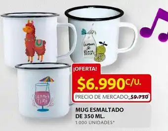 Mug esmaltado de 350ml