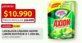 Ara Lavaloza líquido axión limón doypack x 1500ml oferta
