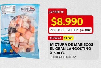 Ara Mixtura de mariscos el gran langostino x 500g oferta
