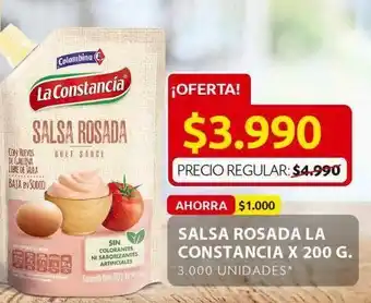 Ara Salsa rosada la constancia x 200g oferta