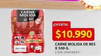 Ara Carne molida de res x 500g oferta
