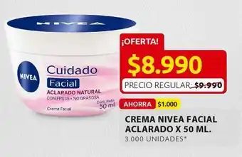 Ara Crema facial nivea aclarado x 50ml oferta