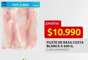 Ara Filete de basa costa blanca x 600g oferta