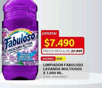 Ara Limpiador fabuloso lavanda multiusos x 1000ml oferta