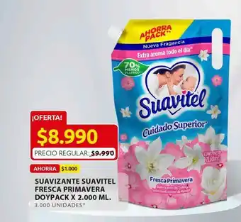 Ara Suavizante suavitel fresca primavera doypack x 2000ml oferta
