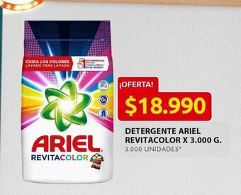 Ara Detergente ariel revitacolor x 3000g oferta