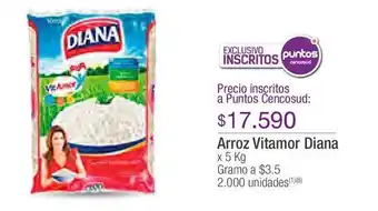 Jumbo Arroz vitamor diana x 5 kg oferta