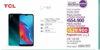 Jumbo Tcl 20e 128 gb oferta