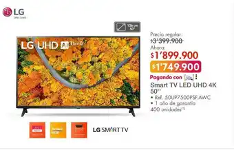 Metro Smart tv led 50'' 4k oferta
