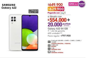 Metro Celular samsung a22 oferta