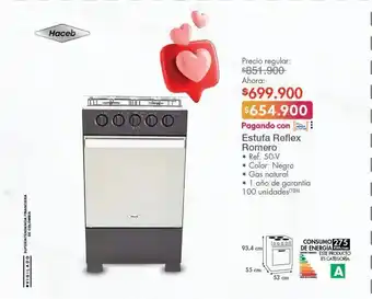 Metro Estufa reflex romero oferta