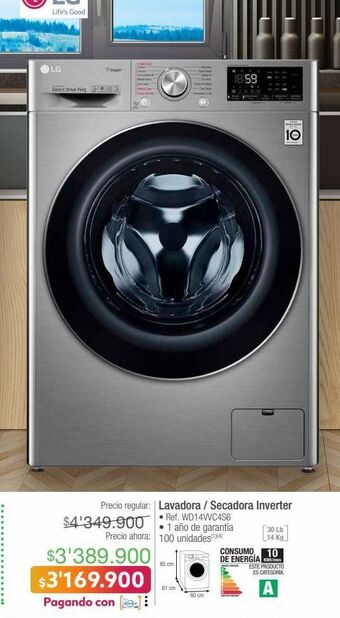 Jumbo Lavadora/ secadora lg oferta