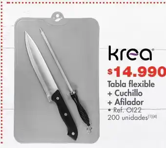 Metro Tabla flexible + cuchillo + afilador oferta