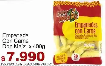 Empanada con Carne Don Maíz 400g