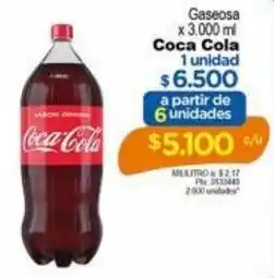 Coca Cola Gaseosa 3.000ml