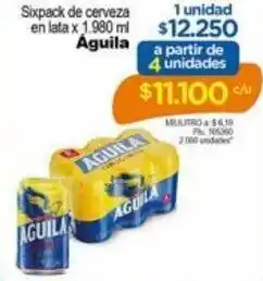 Surtimayorista Águila Cerveza en Lata 6 x 1.980ml oferta