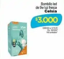 Celsia Bombillo LED Luz Fresca 9W