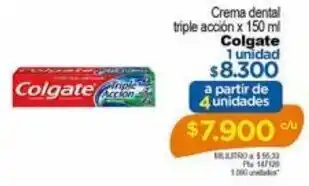 Colgate Crema Dental Triple Acción 150ml