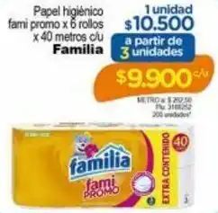 Familia Papel Higeénico Fami Promo 6 rollos x 40m