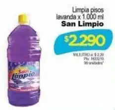 San Limpio Limpia Pisos Lavanda 1.000ml