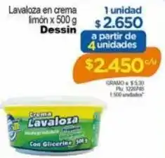 Dessin Lavaloza en Crema Limón 500g
