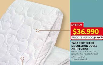 Ara Tapa protector de colchon doble antifluidos oferta