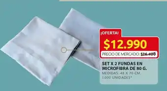 Ara Set x 2 fundas en microfibra de 8 g oferta