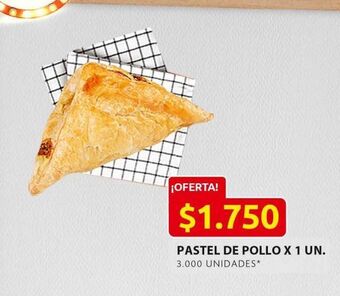 Ara Pastel de pollo x 1 un oferta