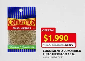 Ara Condimento comarrico finas hierbas x 15 g oferta