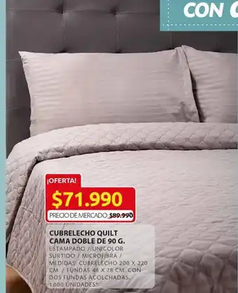 Ara Cubrelecho quilt cama doble de 90 g oferta