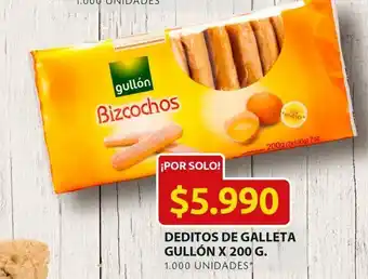 Ara Deditos de galleta gulon x 200 g oferta