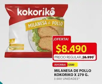 Ara Milanesa de pollo kokoriko oferta