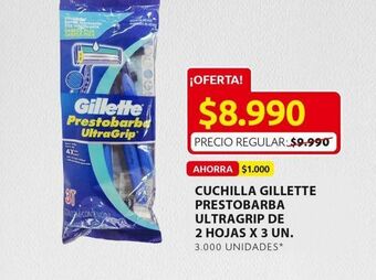 Ara Cuchilla gillette prestobarba oferta