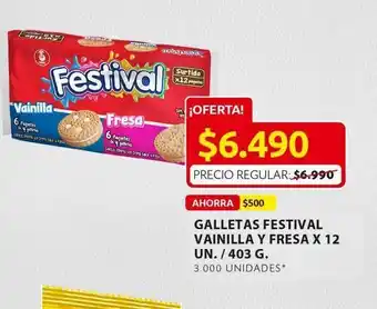 Ara Galletas festival vainilla oferta