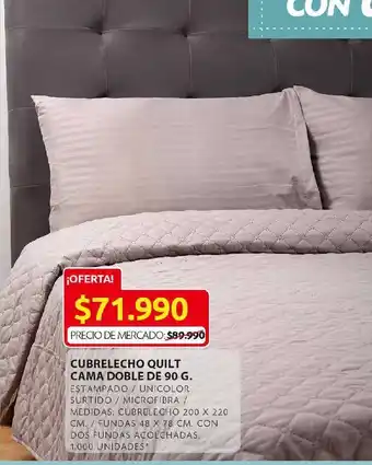 Cubrelecho quilt cama