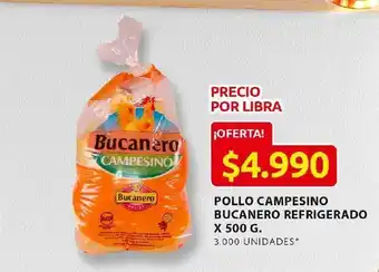 Ara Pollo campesino bucanero refrigerado oferta
