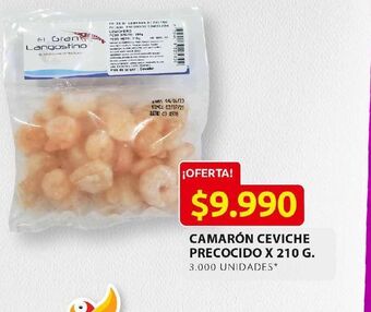 Ara Camarón ceviche precocido x 210 g oferta