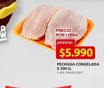 Ara Pechuga congelada x 500 g oferta