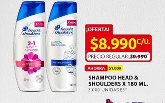 Ara Shampoo head & shoulders x 180 ml oferta