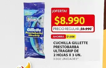 Ara Cuchilla gillette prestobarba oferta