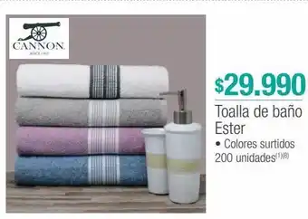 Jumbo Toalla de baño ester cannon oferta