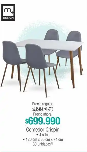 Jumbo Comedor crispin oferta